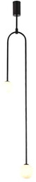 Lampa wisząca LOOP czarna 123 cm - ST-8928S