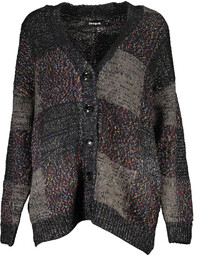 CZARNY bluza na zamek DESIGUAL DAMSKI