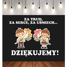 Za trud, za serce,za uśmiech...- zestaw dekoracji