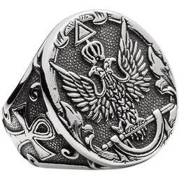 Pierścień Eagle Ankh-Z