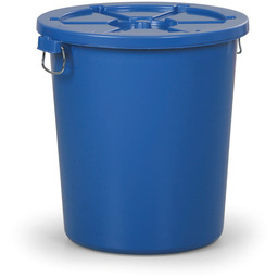 Pojemnik na odpady z wiekiem 110 l, niebieski
