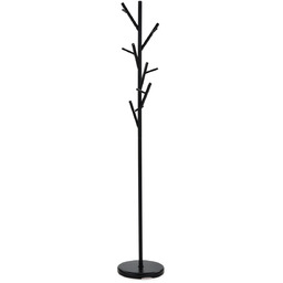 Wieszak metalowy Liam, 170 cm, czarny