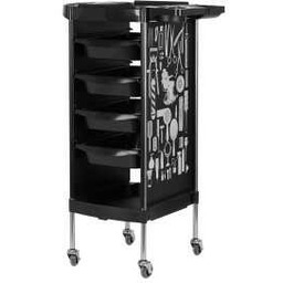 Gabbiano pomocnik fryzjerski X11-9 czarny grafika