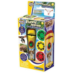Latarka I Projektor Śmieszne Zwierzęta