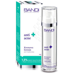 Bandi Medical Expert, Anti Acne, kremowa kuracja antytrądzikowa,