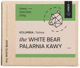 Kawa ziarnista The White Bear Kolumbia Excelso 250g