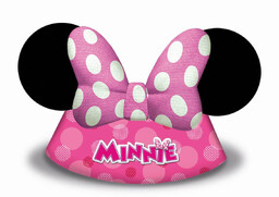 Czapeczki papierowe Myszka Minnie - 6 szt.