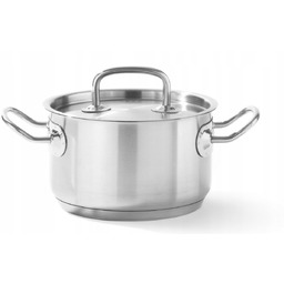 GARNEK ŚREDNI KITCHEN LINE Z POKRYWKĄ 15 l