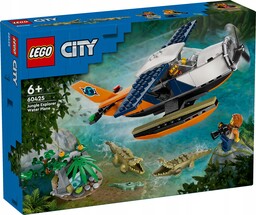 Lego City Wodolot Badaczki Dżungli 60425 Samolot Krokodyl