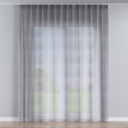 Firana na haczykach flex pojedynczych, szary, Delicate Premium