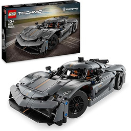 LEGO Technic Szary hipersamochód Koenigsegg Jesko Absolut, Zabawka