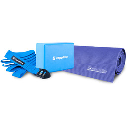 inSPORTline, Zestaw do jogi, Basic, niebieski