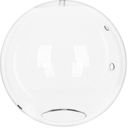 Klosz transparentny 30 cm 3 otwory ( CAPRI