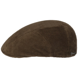 Kaszkiet Curson Cord Driver by Stetson, ciemnobrązowy ,