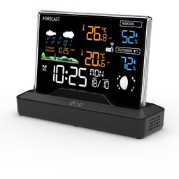 Stacja Pogodowa Manta Windy Termometr Higrometr Barometr Zegar