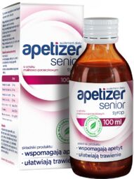 Apetizer Senior, syrop, smak malinowo-porzeczkowy, 100 ml