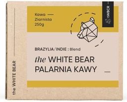 Kawa ziarnista The White Bear Brazylia/Indie 250g