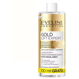 Eveline Gold Lift Expert Luksusowy Przeciwzmarszczkowy Płyn micelarny