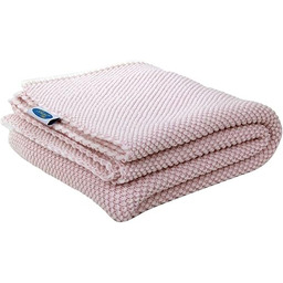 Homemania BB15010_Pink Loure-Świecznik, Dekoracja-Salon-Różowy Bawełna, Akryl, 90 X