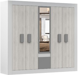 Szafa pięciodrzwiowa Helios 231 cm, do sypialni,