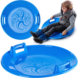 Ślizg plastikowy Trin okrągły, niebieski