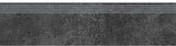 Gres szkliwiony stopnica CANDY graphite mat rect 29,8x119,8