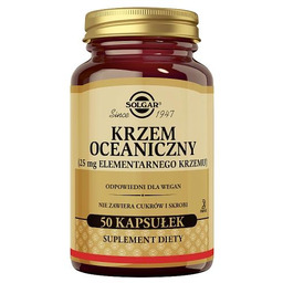 Solgar Krzem oceaniczny, 50 kaps.
