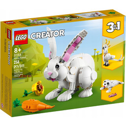 Lego 31133 Creator 3W1 Biały Królik Foka Papuga