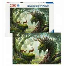 Ravensburger Puzzle 2D Przebudzenie Leśnego Smoka 3000 Elementów