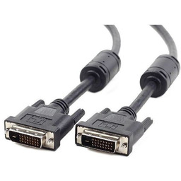 Gembird Kabel DVI-D(M)/DVI-D(M)(24+1) Dual Link Ferryt 3M Czarny