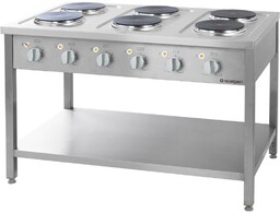 STALGAST Kuchnia elektryczna, 6-płytowa, 15.6 kW 979600