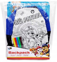 PLECAK PAW PATROL DO MALOWANIA (PSI PATROL)