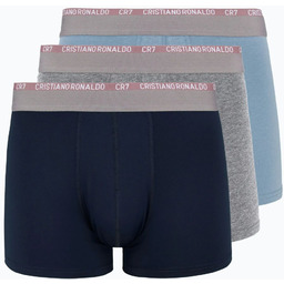 Bokserki męskie CR7 Basic Trunk 3 pary Multicolour