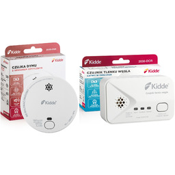 czujnik dymu Kidde 2030-DSR czujnik czadu 2030-DCR kpl,