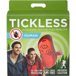 TICKLESS ultradźwiękowy na kleszcze, dla ludzi HUMAN, pomarańcz