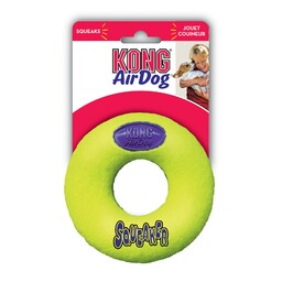 KONG Air Squeaker Donut L - okrągła zabawka