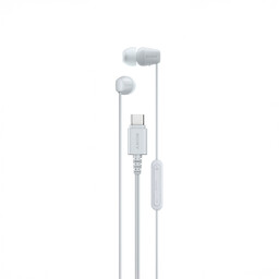 Słuchawki SONY EX15C Dokanałowe USB-C, białe