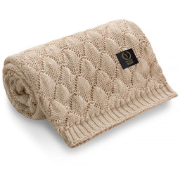 Yosoy Ażurowy Kocyk Shells Sunny Beige