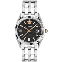 Zegarek VERSACE VE3K00322. Kwarcowy, Kolor czarny. Kobieta.