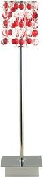 Candellux CLASSIC 41-60177 lampa stołowa kryształki czerwony 1X40W