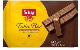 WAFLE CZEKOLADOWE TWIN BAR (3X21,5G) 64,5G SCHAR