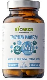 Biowen Taurynian Magnezu Z Witaminą B6, 100 kaps.