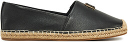 Espadryle Tommy Hilfiger Th Logo Leather Espadrille FW0FW08540