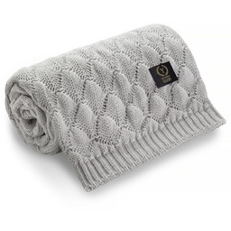 Yosoy Ażurowy Kocyk Shells Szary