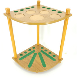 Tournament Champion Stojak narożny 8 kijów buk