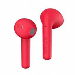 DeFunc Słuchawki Bluetooth 5.3True Lite bezprzewodowe czerwony/red 71465