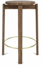 Audo PASSAGE Hoker - Krzesło Barowe 75 cm