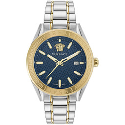 Zegarek VERSACE VE6A00523. Kwarcowy, Kolor niebieski. Mężczyzna.