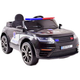 Auto policyjne BLT-201 czarne samochód na akumulator