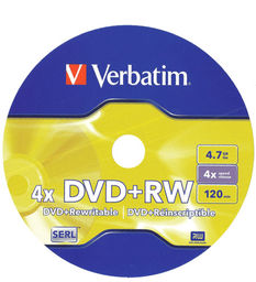 Płyta Verbatim DVD+RW 4x
